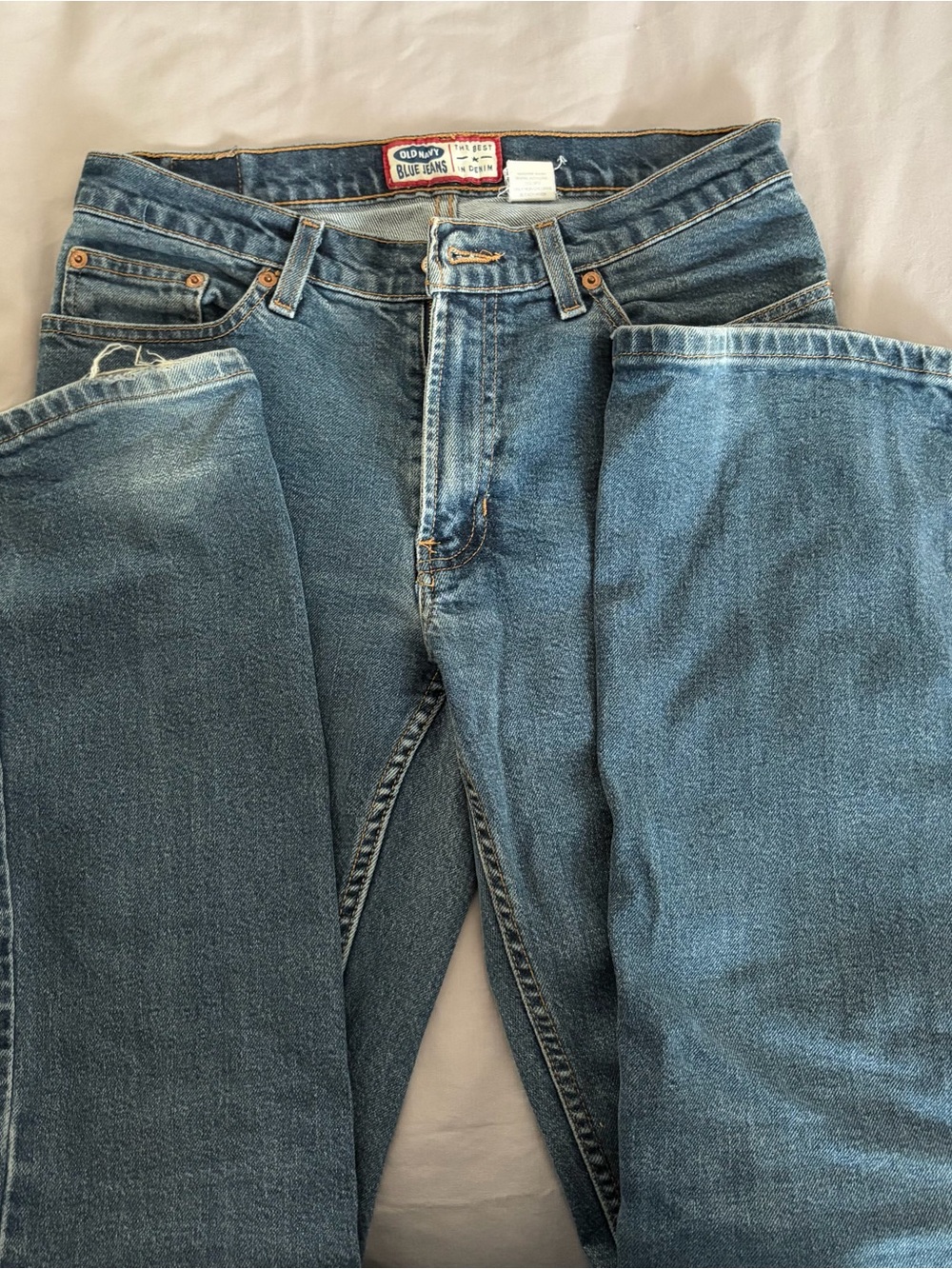 Vintage old navy Blue low/mid rise Classic Straight Leg Jeans